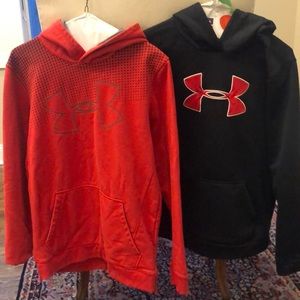 2 Boys Under Armour YXL sweatshirts hoodies